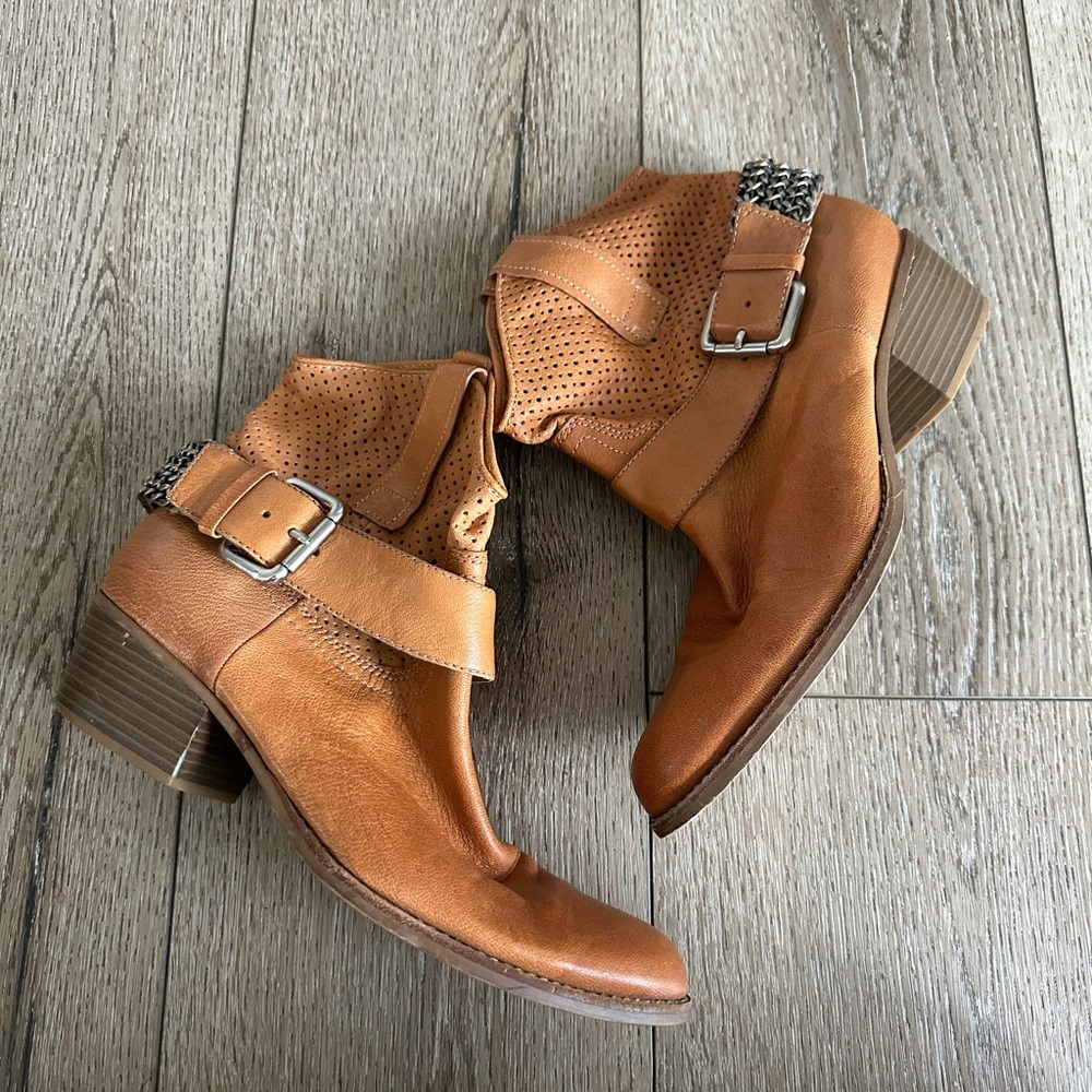 BCBGeneration Tan Ankle Booties - image 1